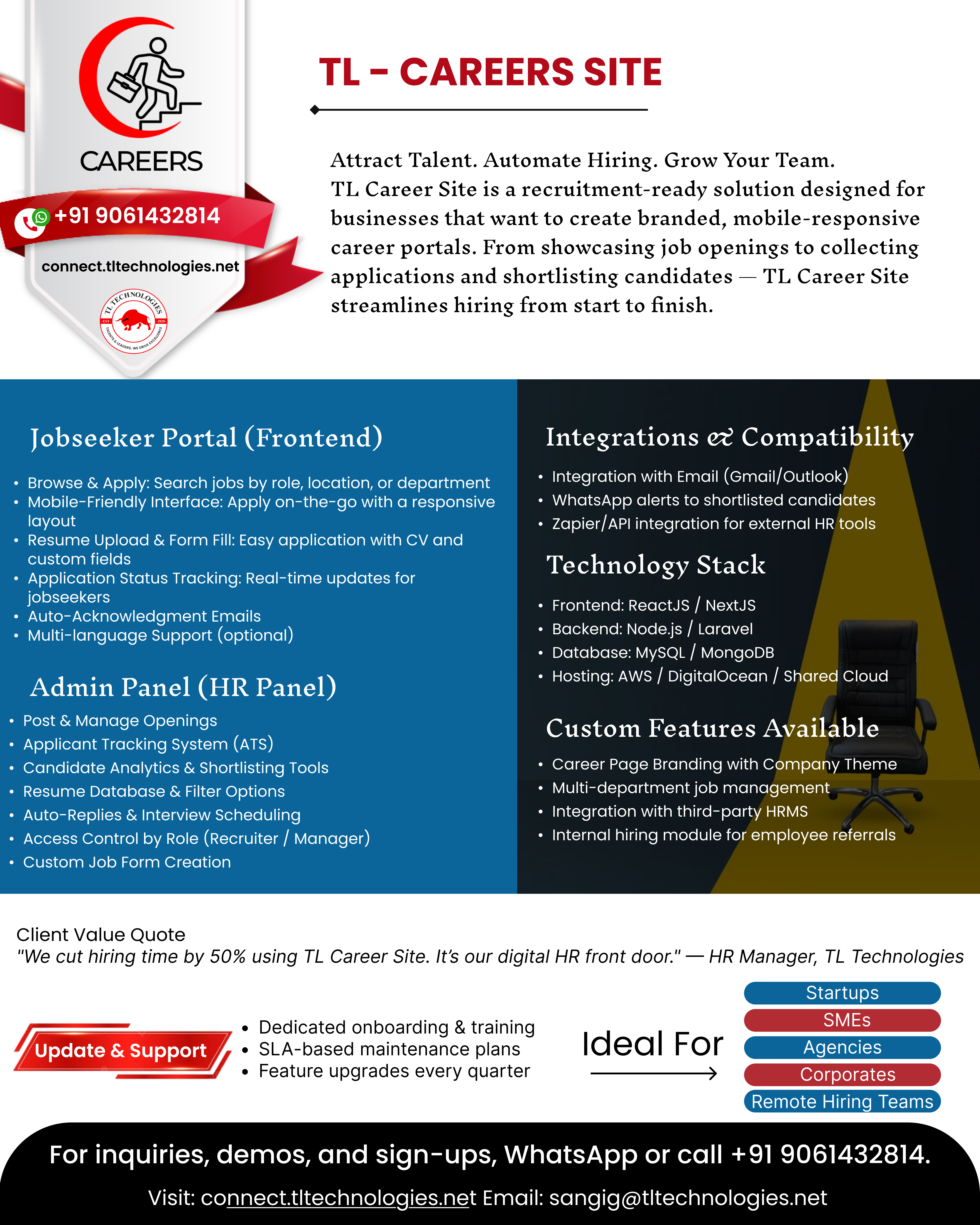 TL Careers Site - Talent Acquisition Portal